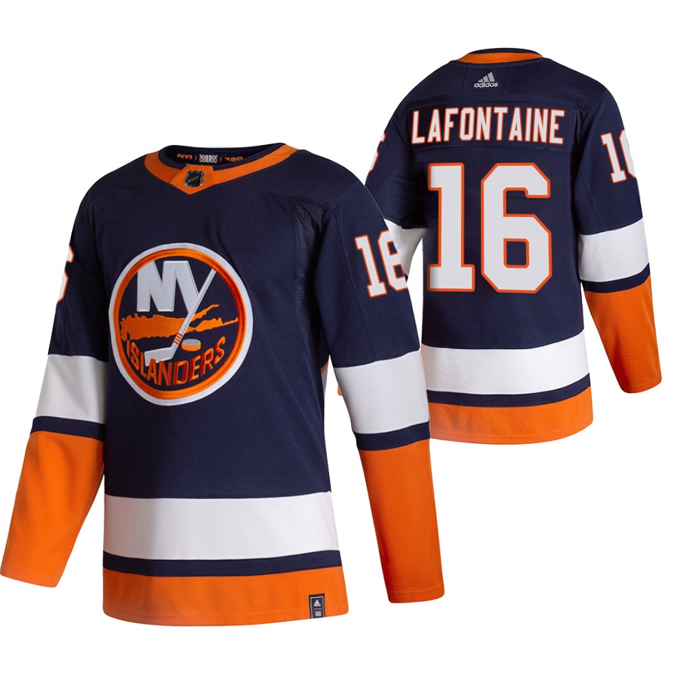 2021 Adidias New York Islanders #16 Andrew Ladd Navy Blue Men Reverse Retro Alternate NHL Jersey
